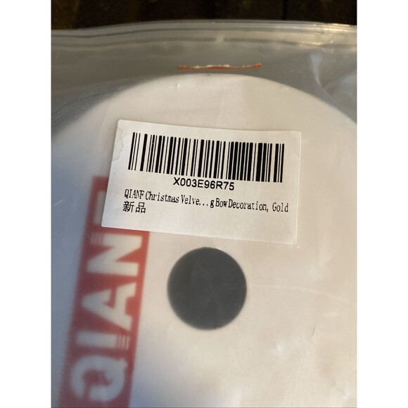 Velvet Wired Edge Ribbon 2.5 In x 10 Yards Crushed Gold Velvet Gift Christmas - Picture 4 of 5